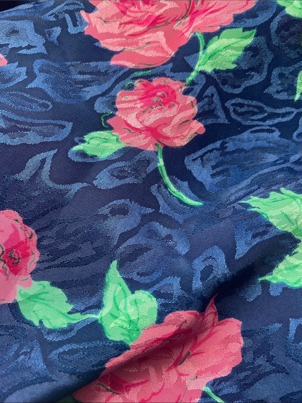 VTG SILK JACQUARD WRAP
